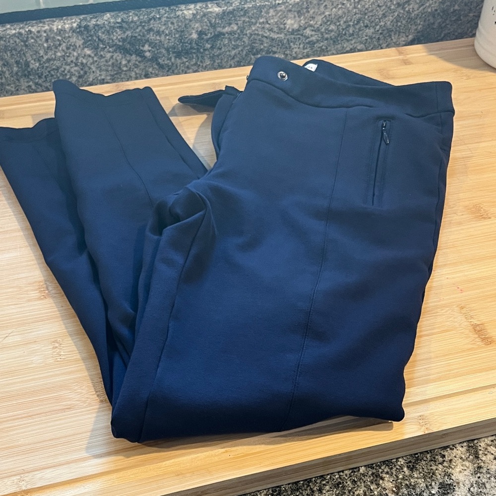 Mercer & Madison Navy Blue Skinny Slacks